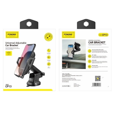 Uchwyt do kokpitu/szyby FONENG CP13 czarny